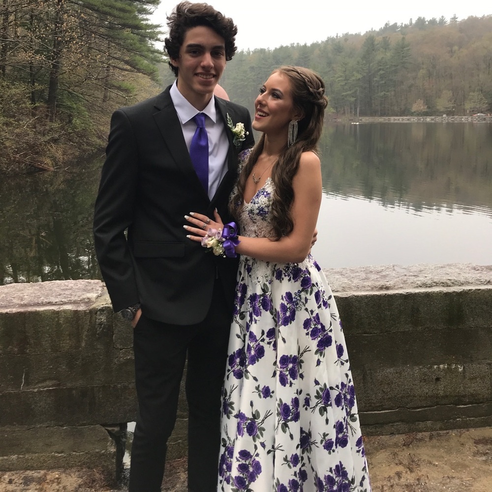 JVN by Jovani Floral Prom/Event Dress